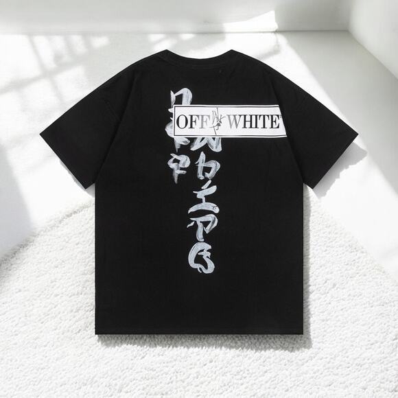 OFF-WHITE Crew neck, short sleeves Size L - Picture 2 of 2